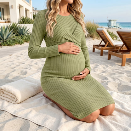 Baby Lilo Ruby Maternity Dress