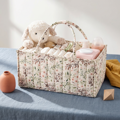 Cotton Nappy Caddy Storage Basket