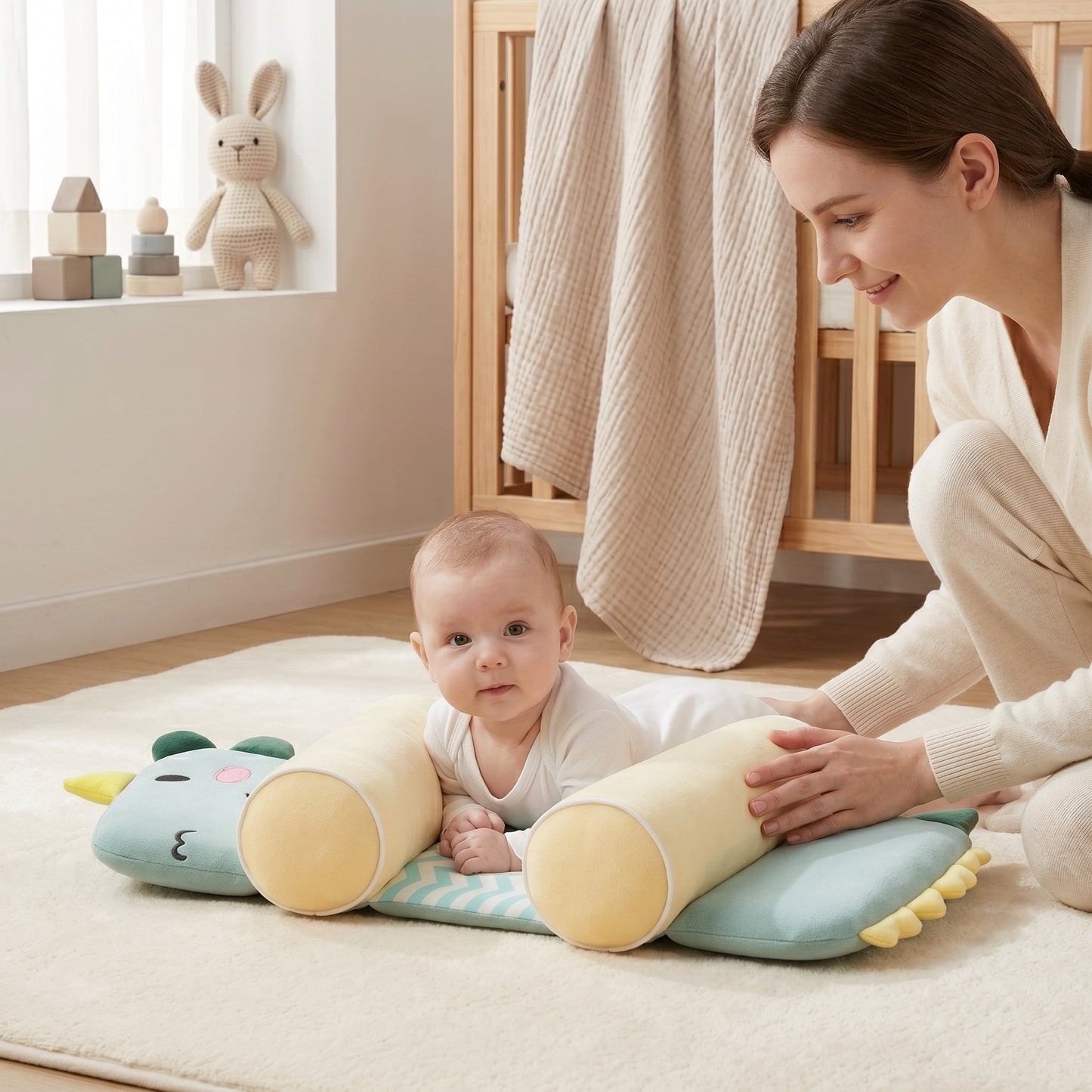 Adjustable Side Cushion Baby Head Pillow