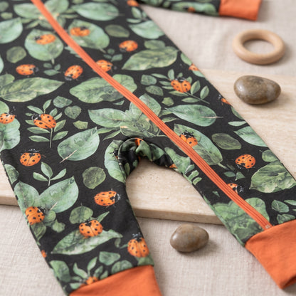 Ladybug Garden Baby Zip Romper