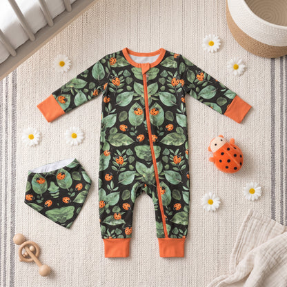 Ladybug Garden Baby Zip Romper