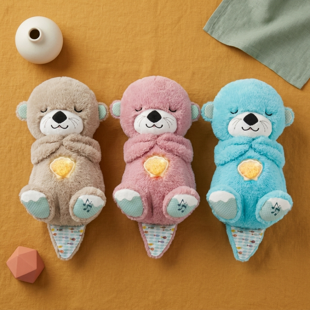 Breathing Motion Otter Sleep Plush
