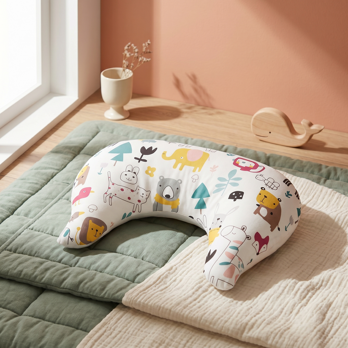 Lilo U Shape Tummy Time Pillow