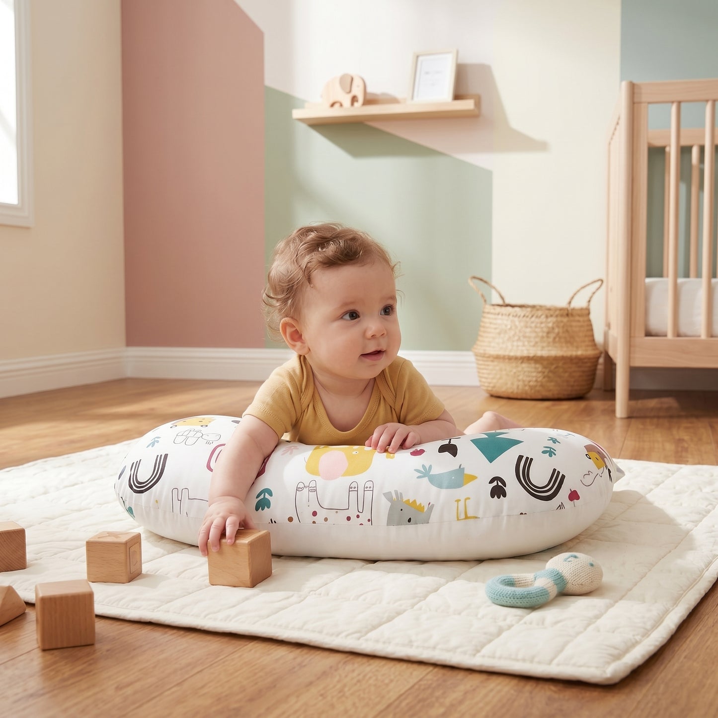 Lilo U Shape Tummy Time Pillow