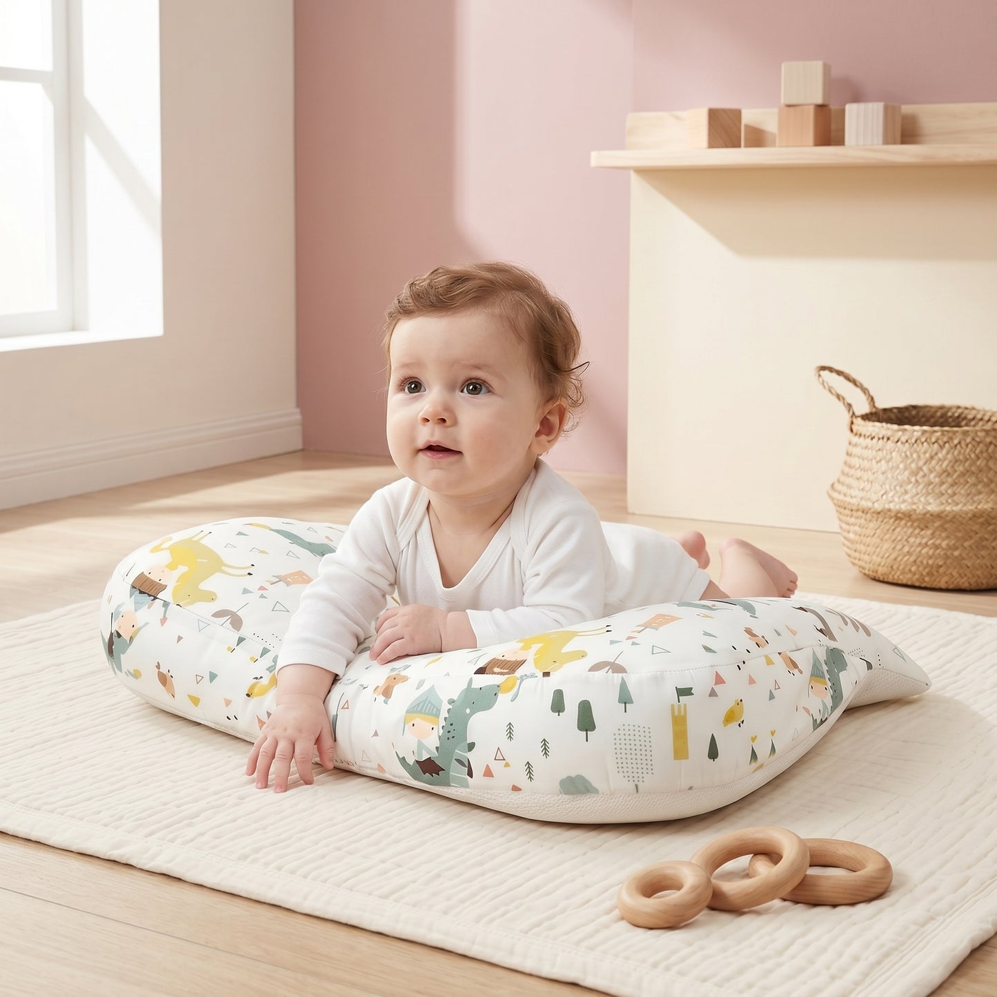 Lilo U Shape Tummy Time Pillow