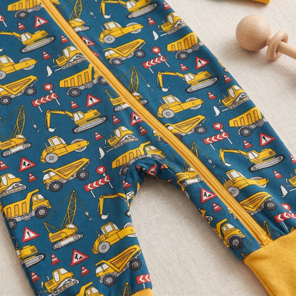 Little Mechanic Baby Zip Romper