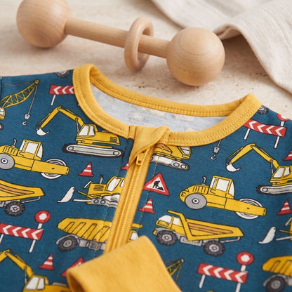 Little Mechanic Baby Zip Romper