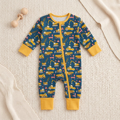 Little Mechanic Baby Zip Romper