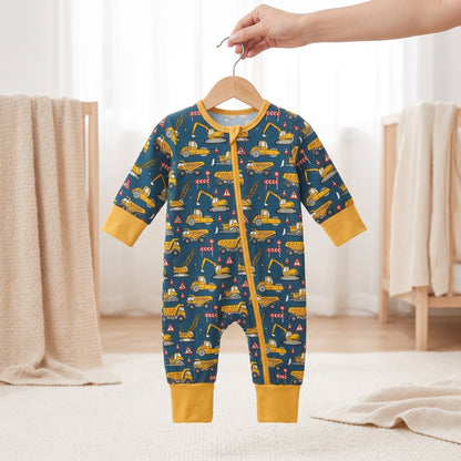 Little Mechanic Baby Zip Romper