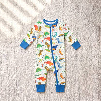 Dragon Carnival Baby Zip Romper