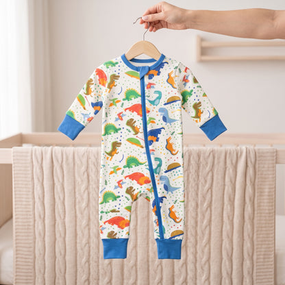 Dragon Carnival Baby Zip Romper