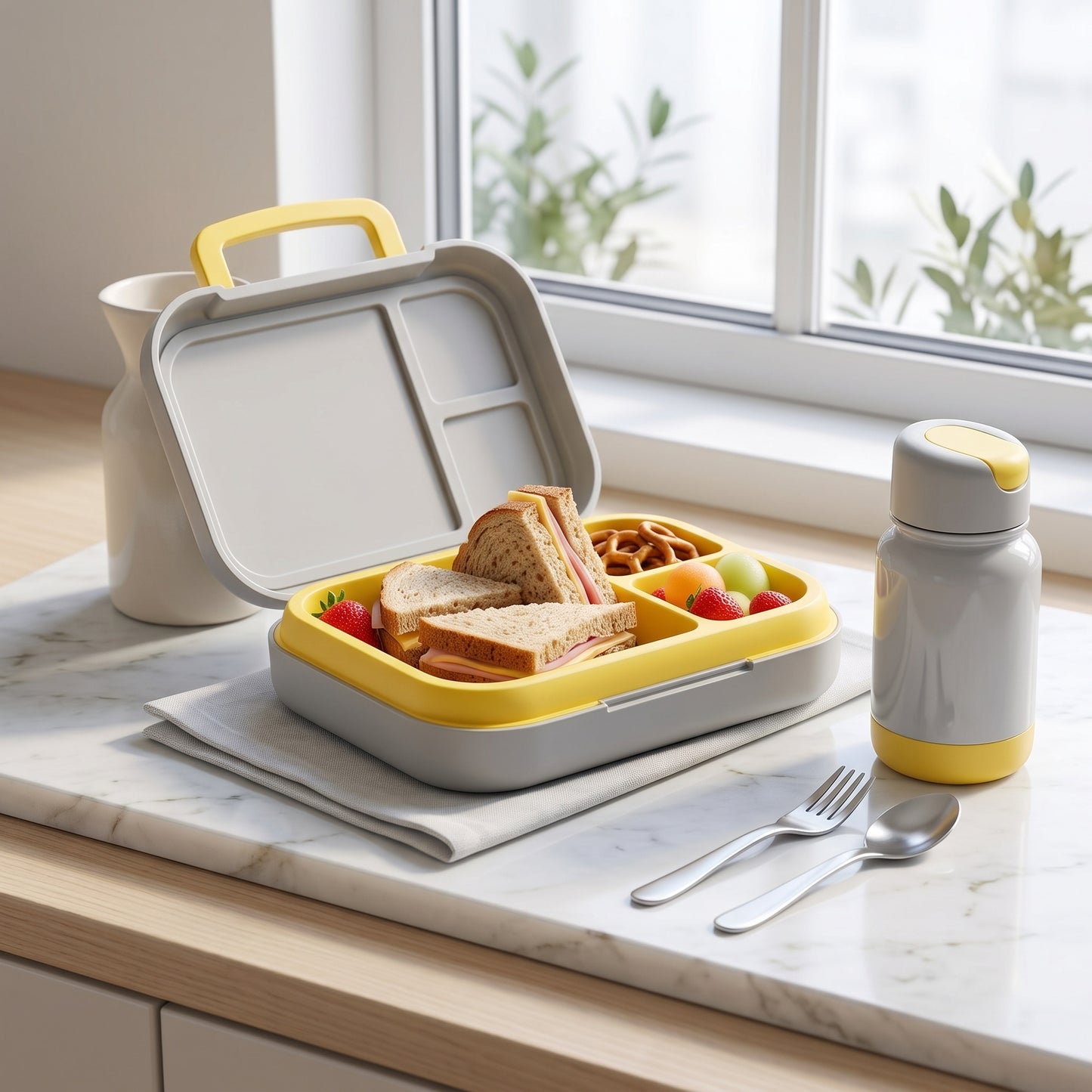 Bento Style Kids Lunch Box