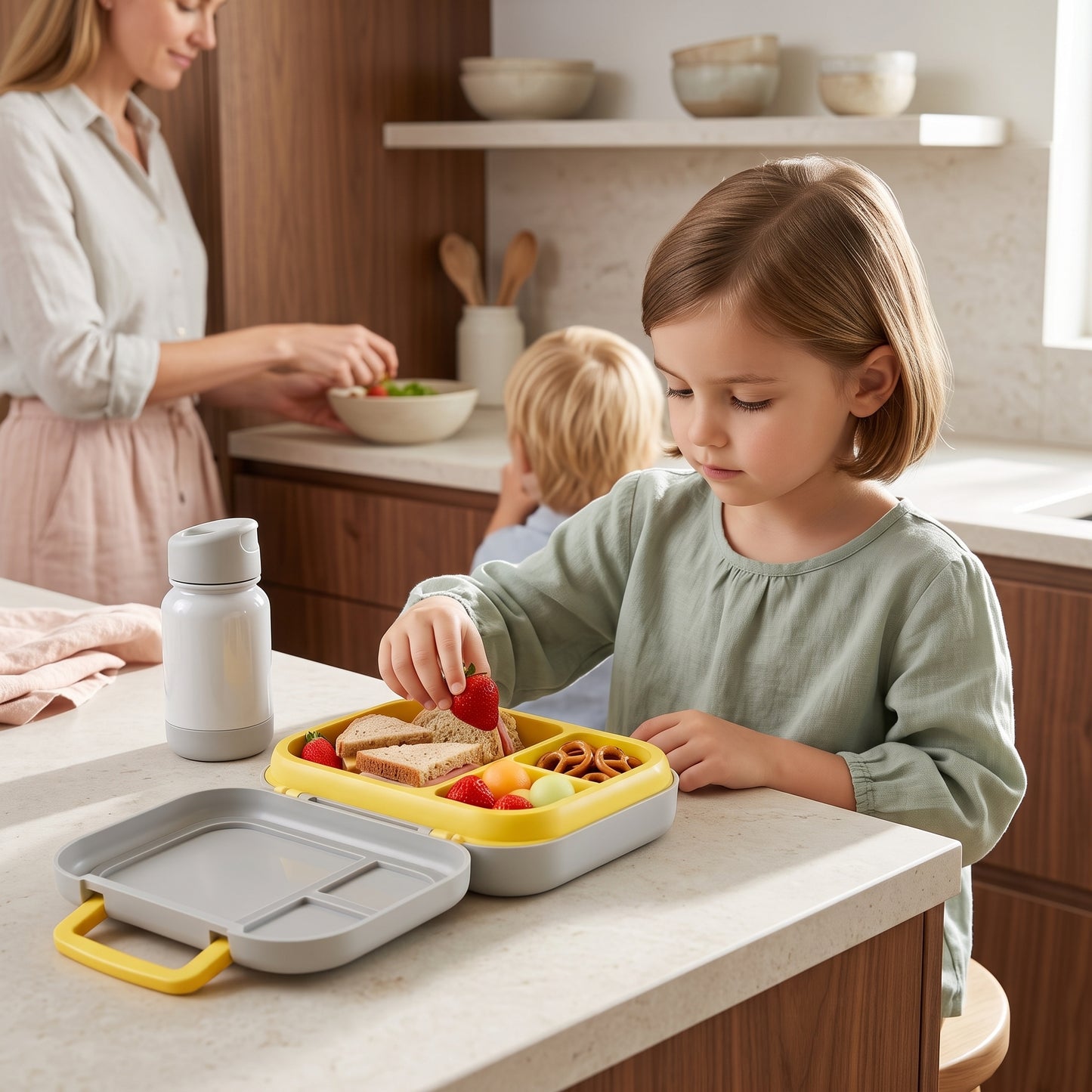 Bento Style Kids Lunch Box