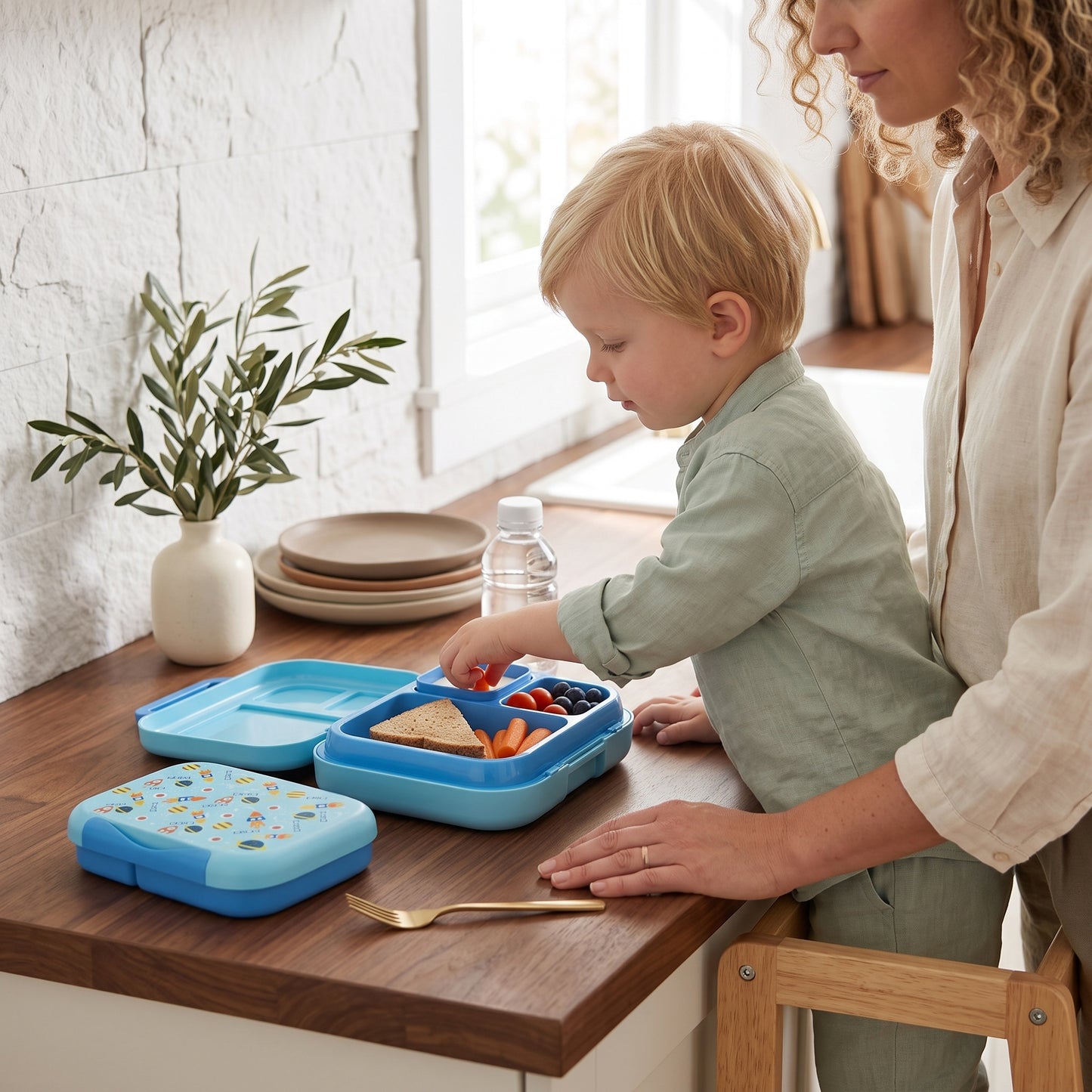 Bento Style Kids Lunch Box