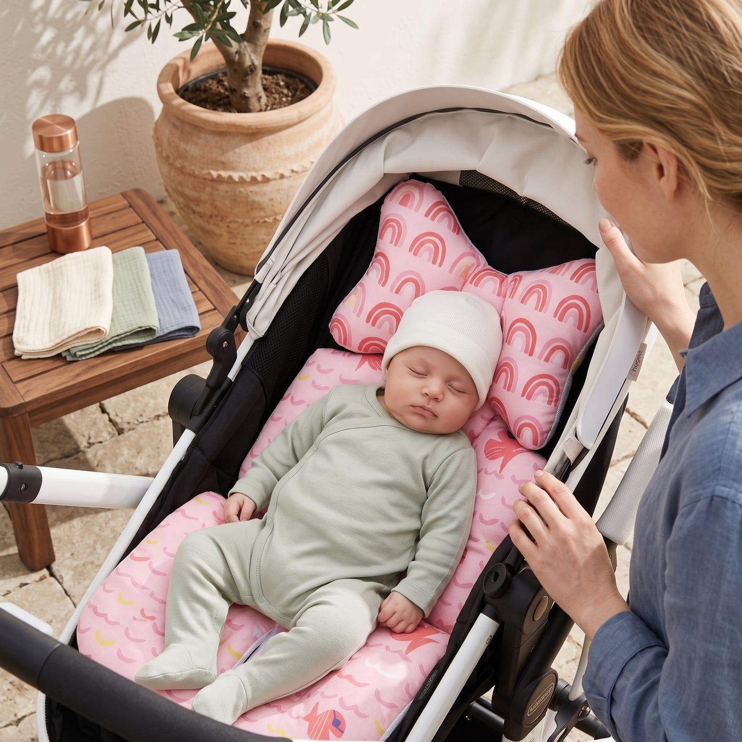 Breathable Baby Head Support Pad