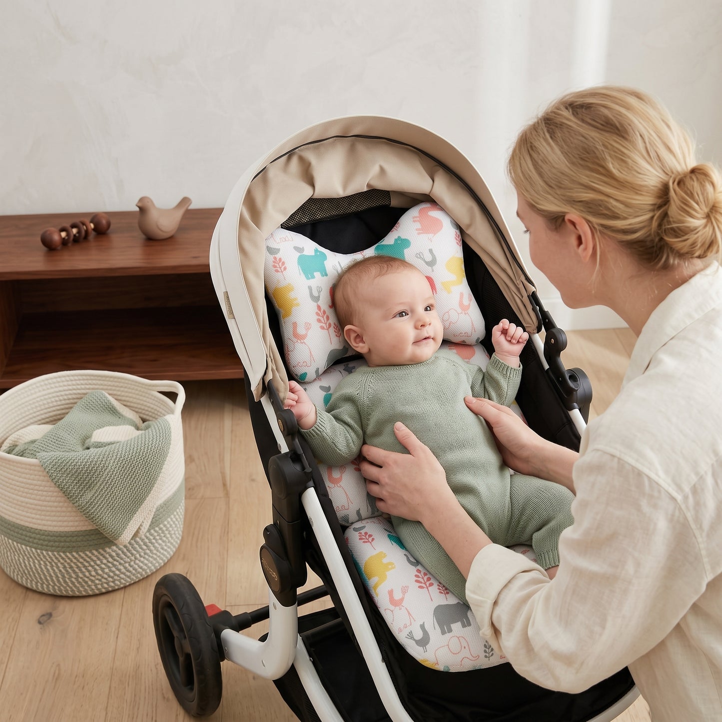 Breathable Baby Head Support Pad