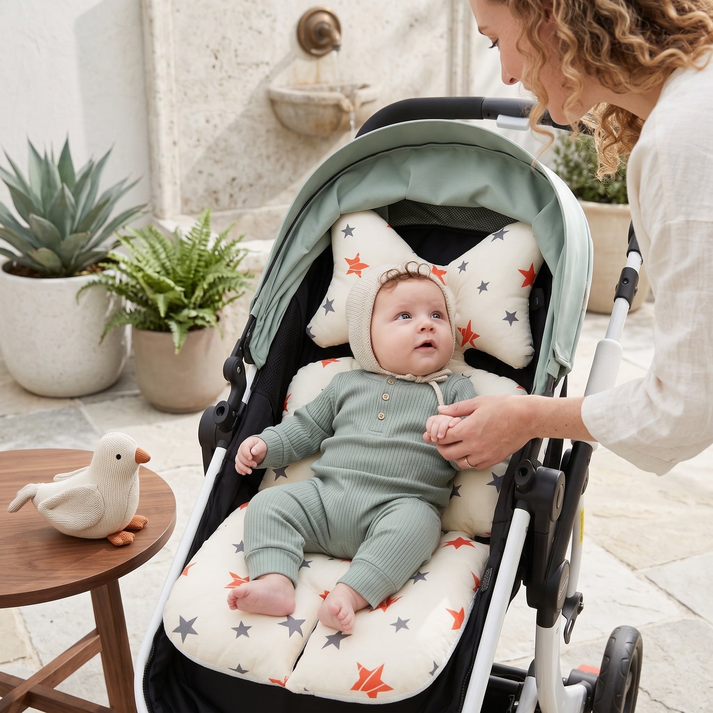 Breathable Baby Head Support Pad