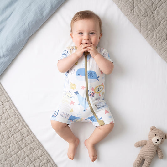 Underwater World Baby Zip Romper