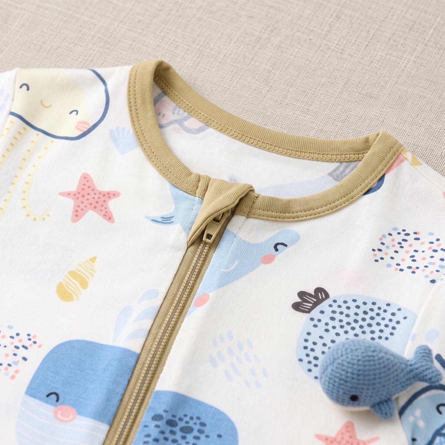 Underwater World Baby Zip Romper