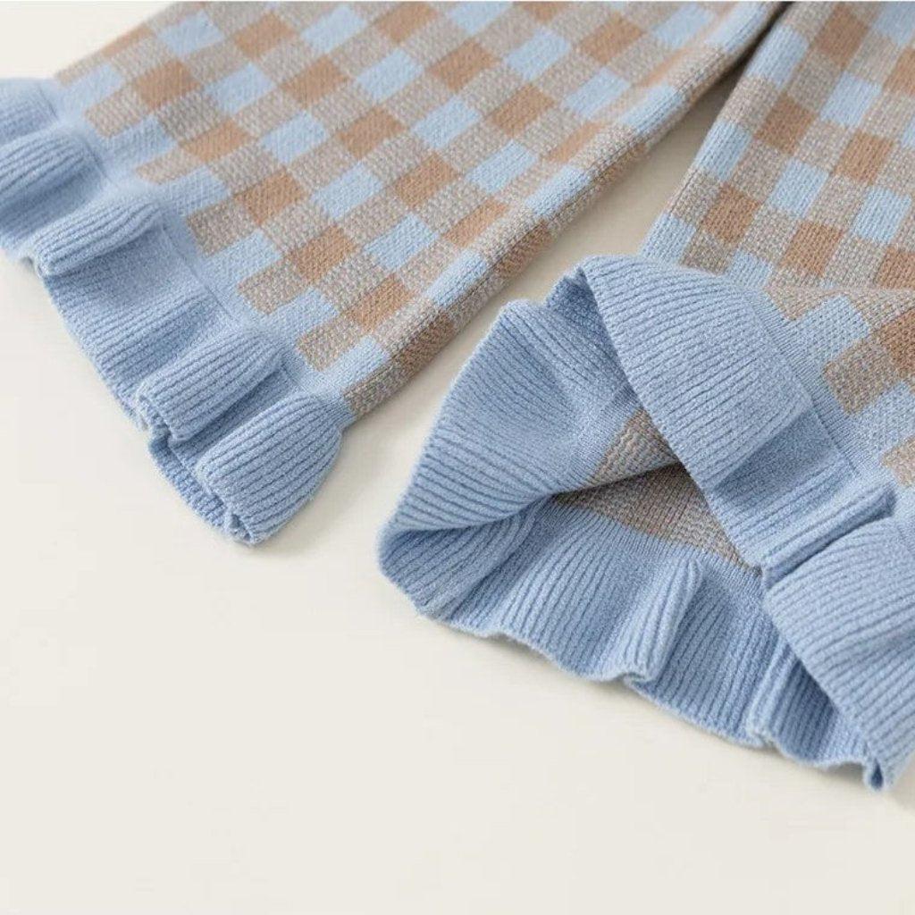 Baby Lilo 3-Piece Checkered Knit Girls Set