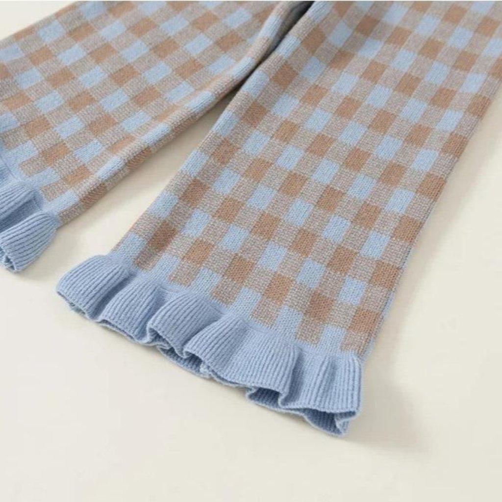 Baby Lilo 3-Piece Checkered Knit Girls Set