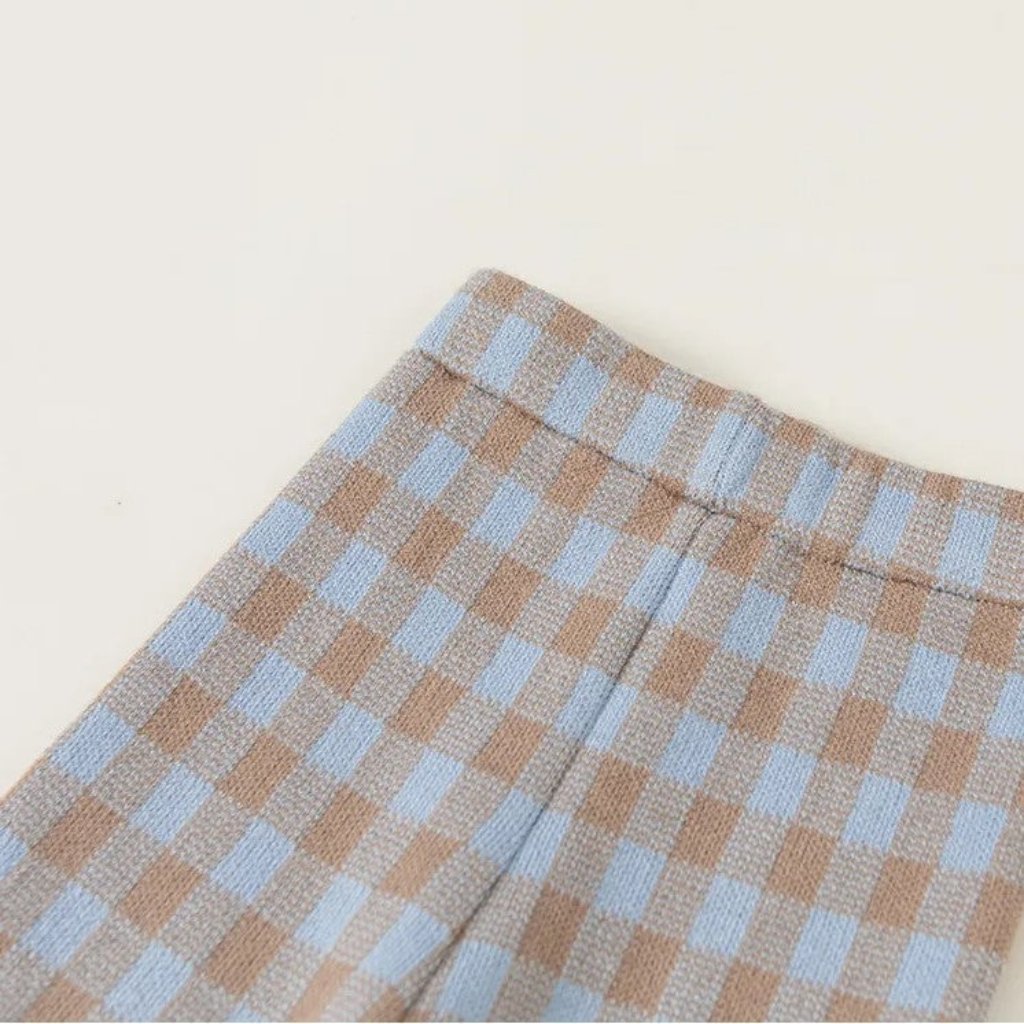 Baby Lilo 3-Piece Checkered Knit Girls Set