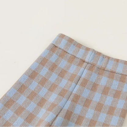 Baby Lilo 3-Piece Checkered Knit Girls Set