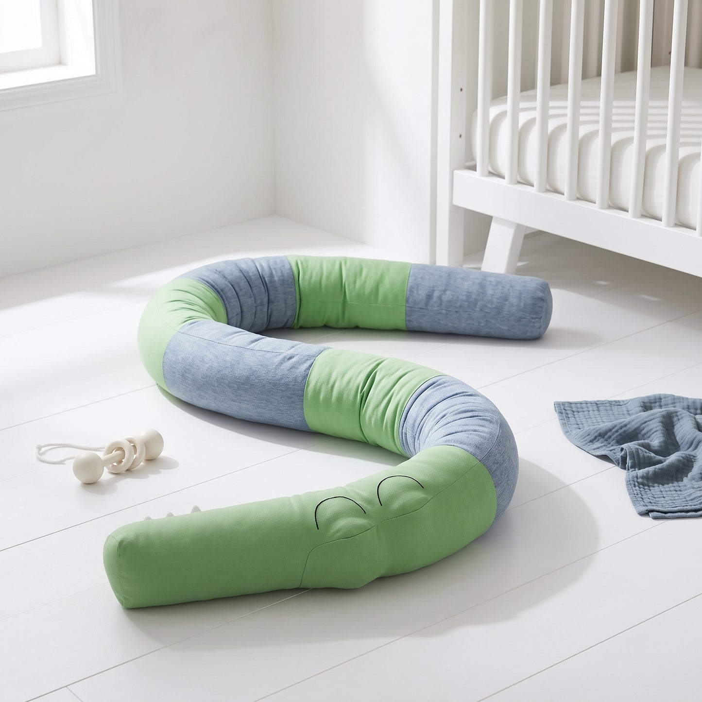 Animal Crib Bumper Plush Liner