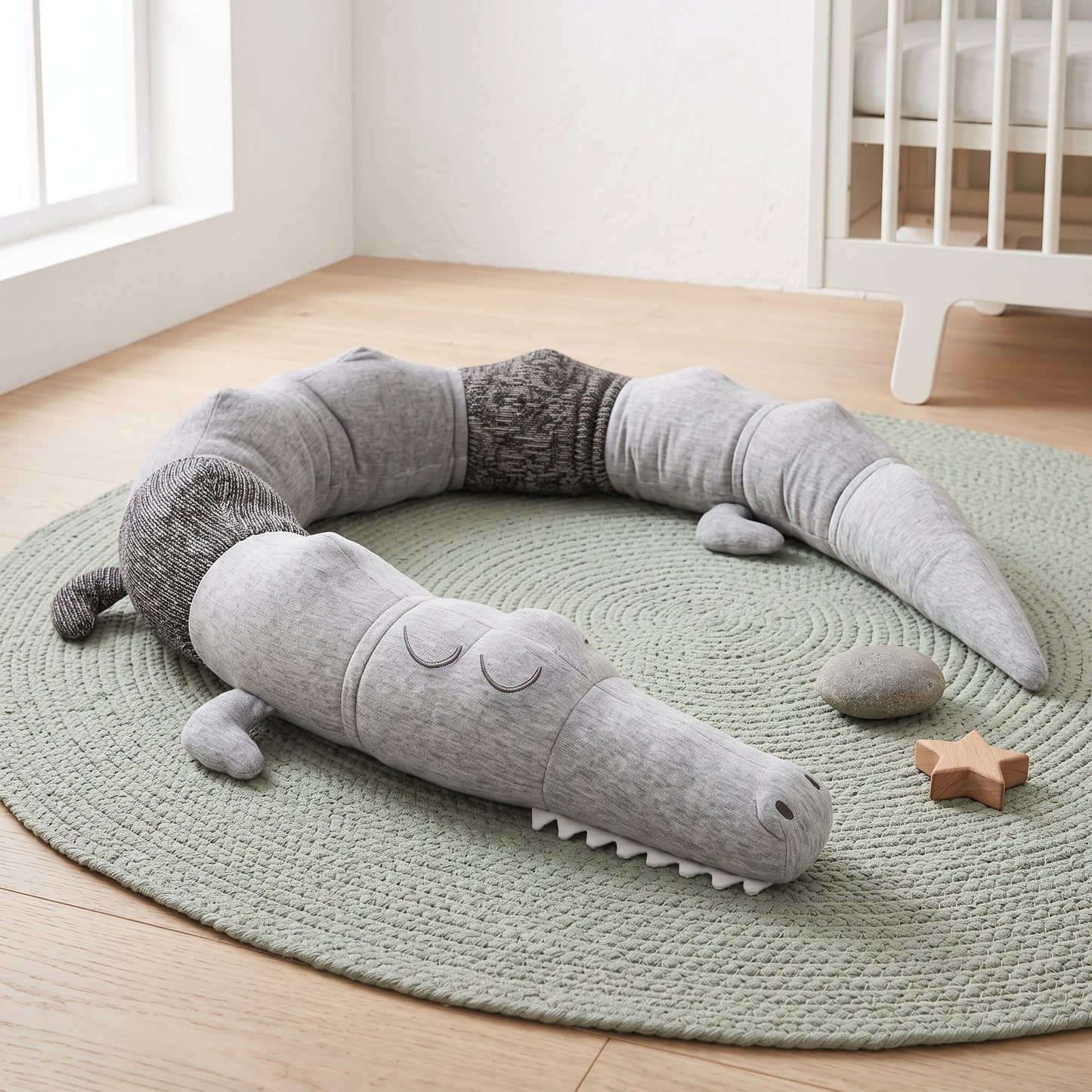 Animal Crib Bumper Plush Liner