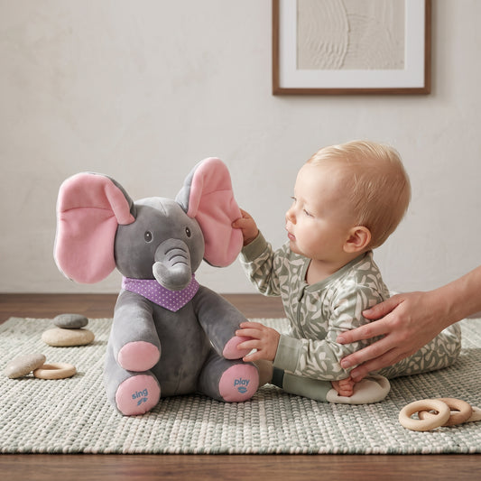 Peek-a-Boo Elephant Plush Toy