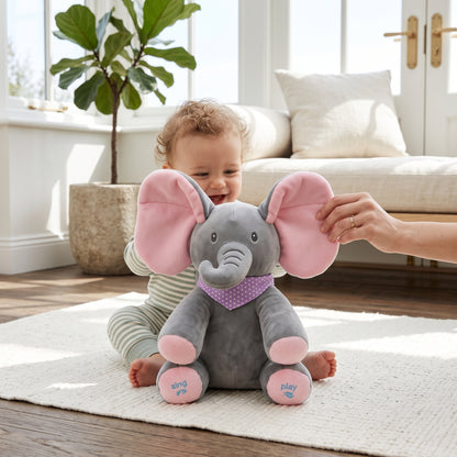 Peek-a-Boo Elephant Plush Toy