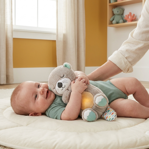 Breathing Motion Otter Sleep Plush