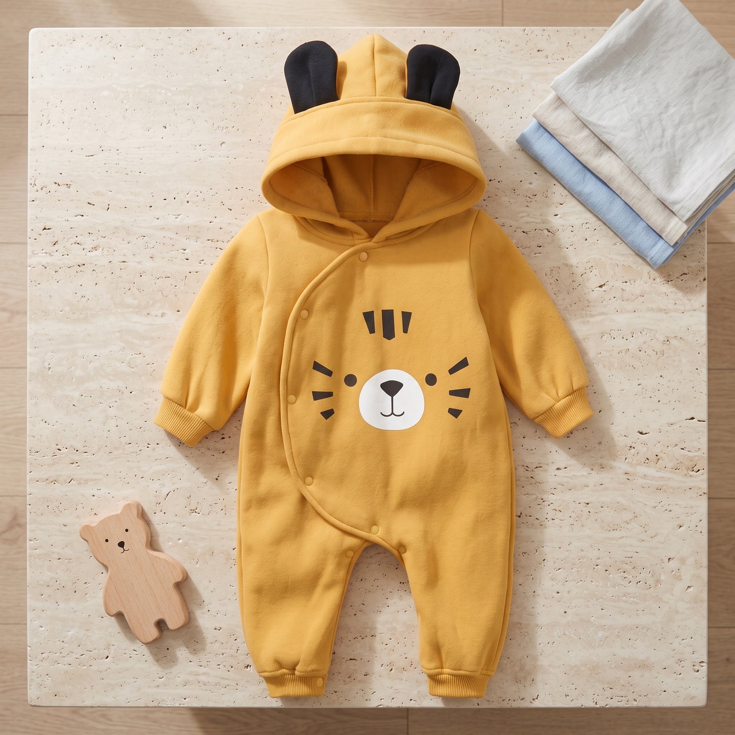 Lilo Meadow Baby Hoodie Romper