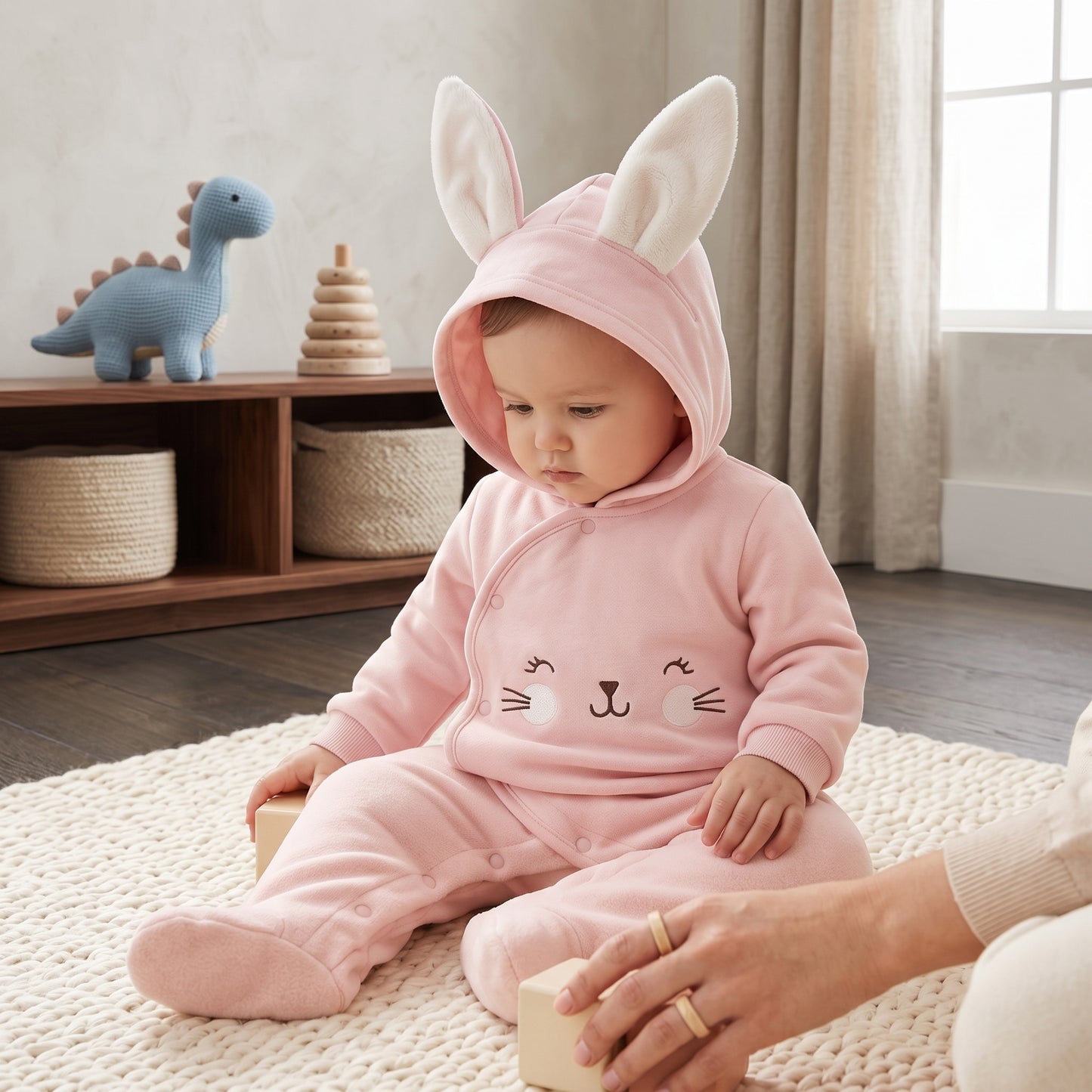 Lilo Meadow Baby Hoodie Romper