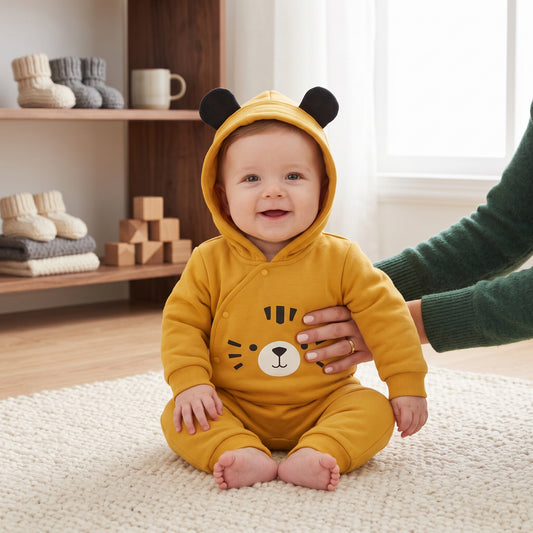 Lilo Meadow Baby Hoodie Romper