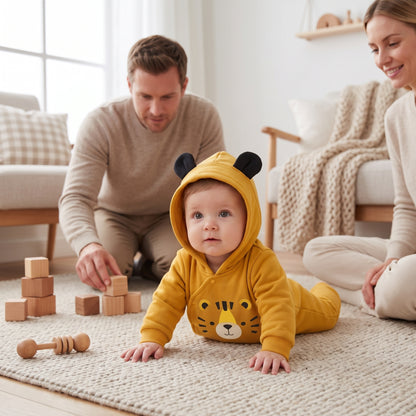 Lilo Meadow Baby Hoodie Romper
