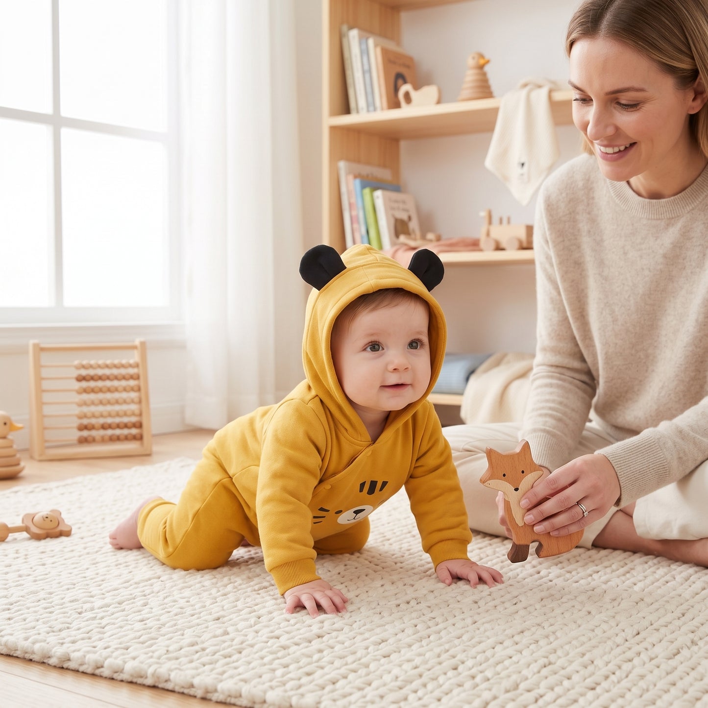 Lilo Meadow Baby Hoodie Romper