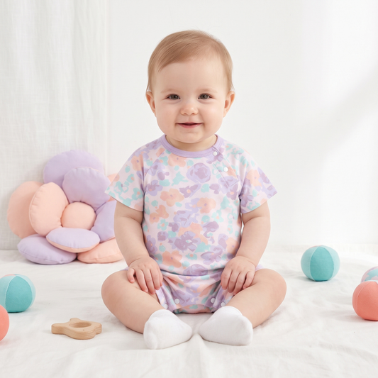 Lilo Baby Jumper in Watercolor Bloom