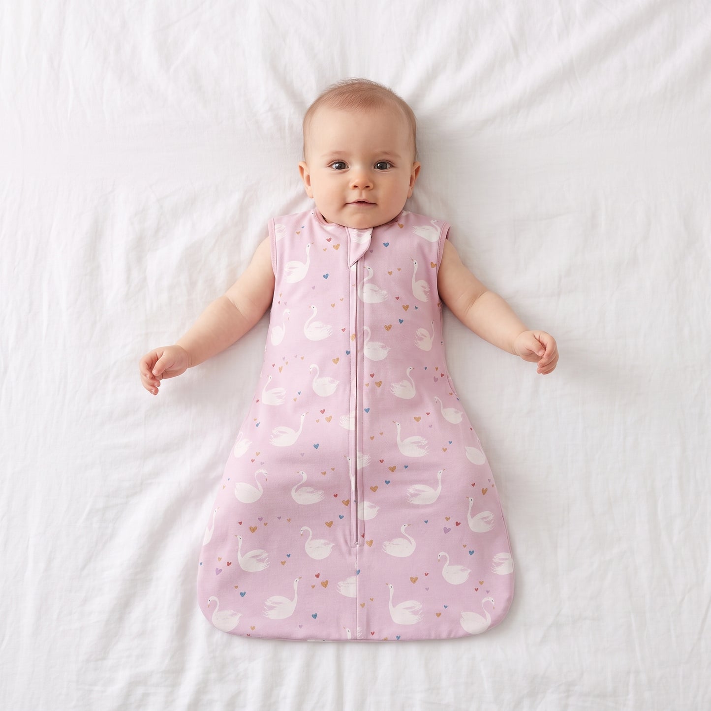 Lilo Pink Swan Vest Sleeping Bag