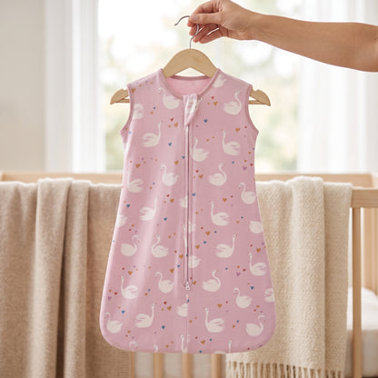 Lilo Pink Swan Vest Sleeping Bag
