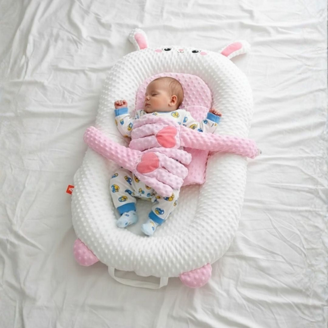 Newborn Nest Lounger Tummy Time Bed