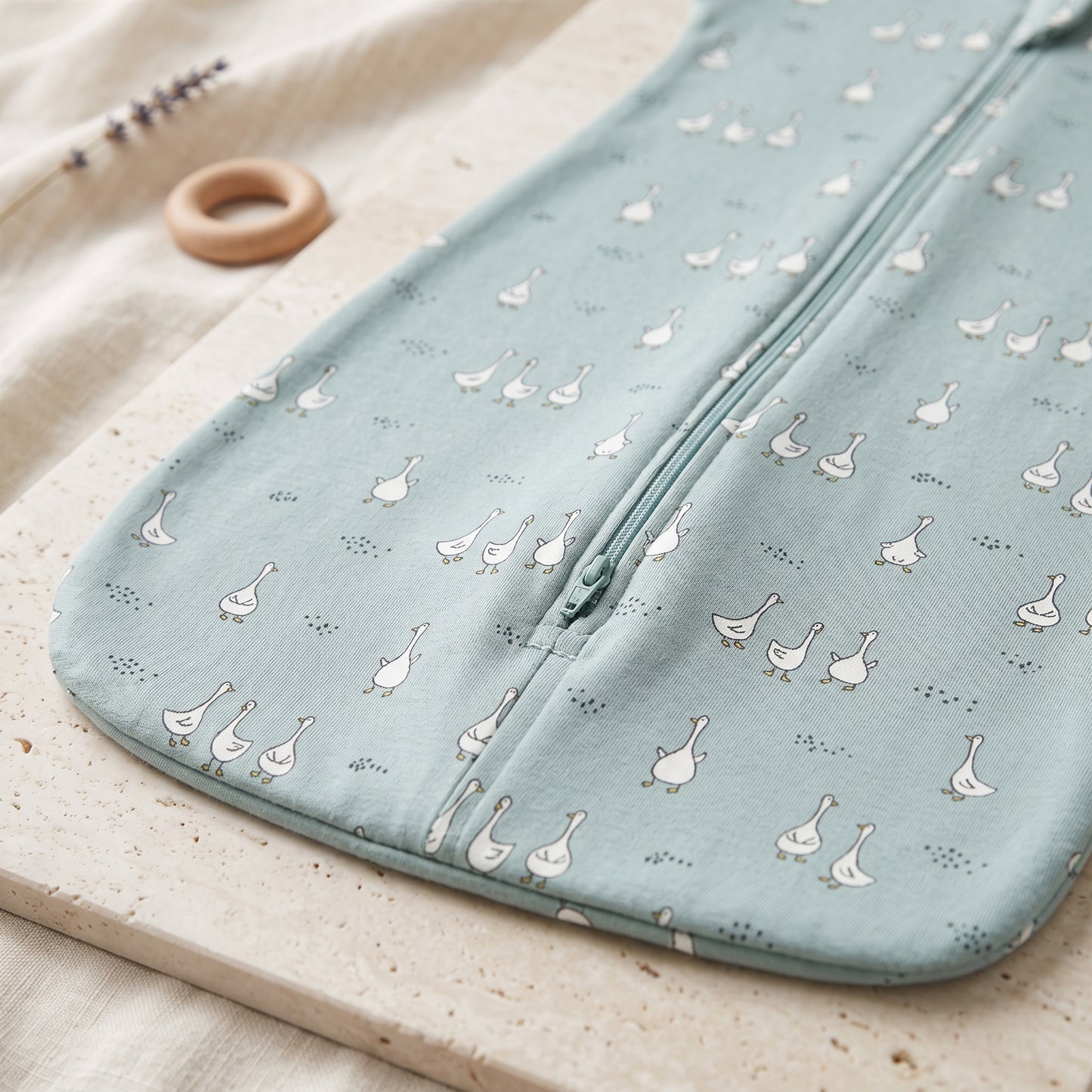Lilo Green Duck Vest Sleeping Bag
