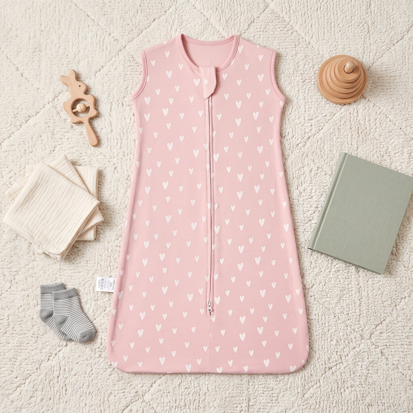 Lilo Peach Heart Vest Sleeping Bag