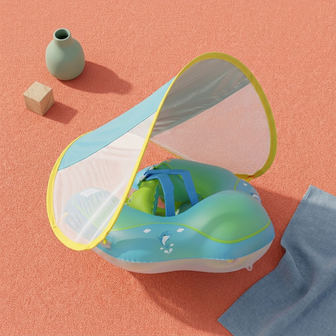 Inflatable Baby Pool Float with Seat