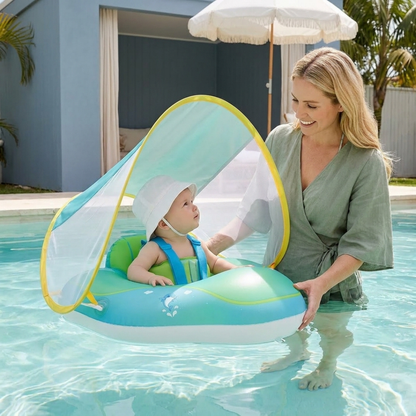Inflatable Baby Pool Float with Seat