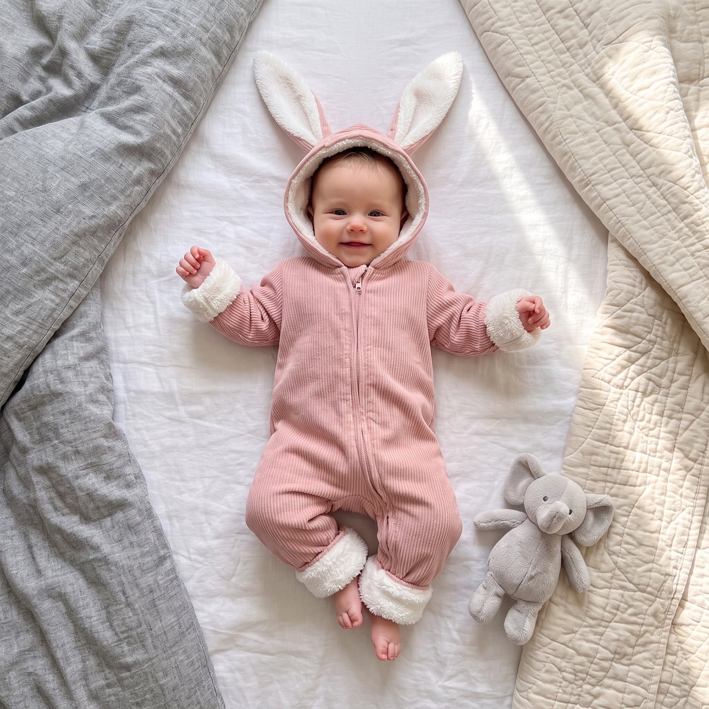 Lilo Clover Baby Bunny Romper