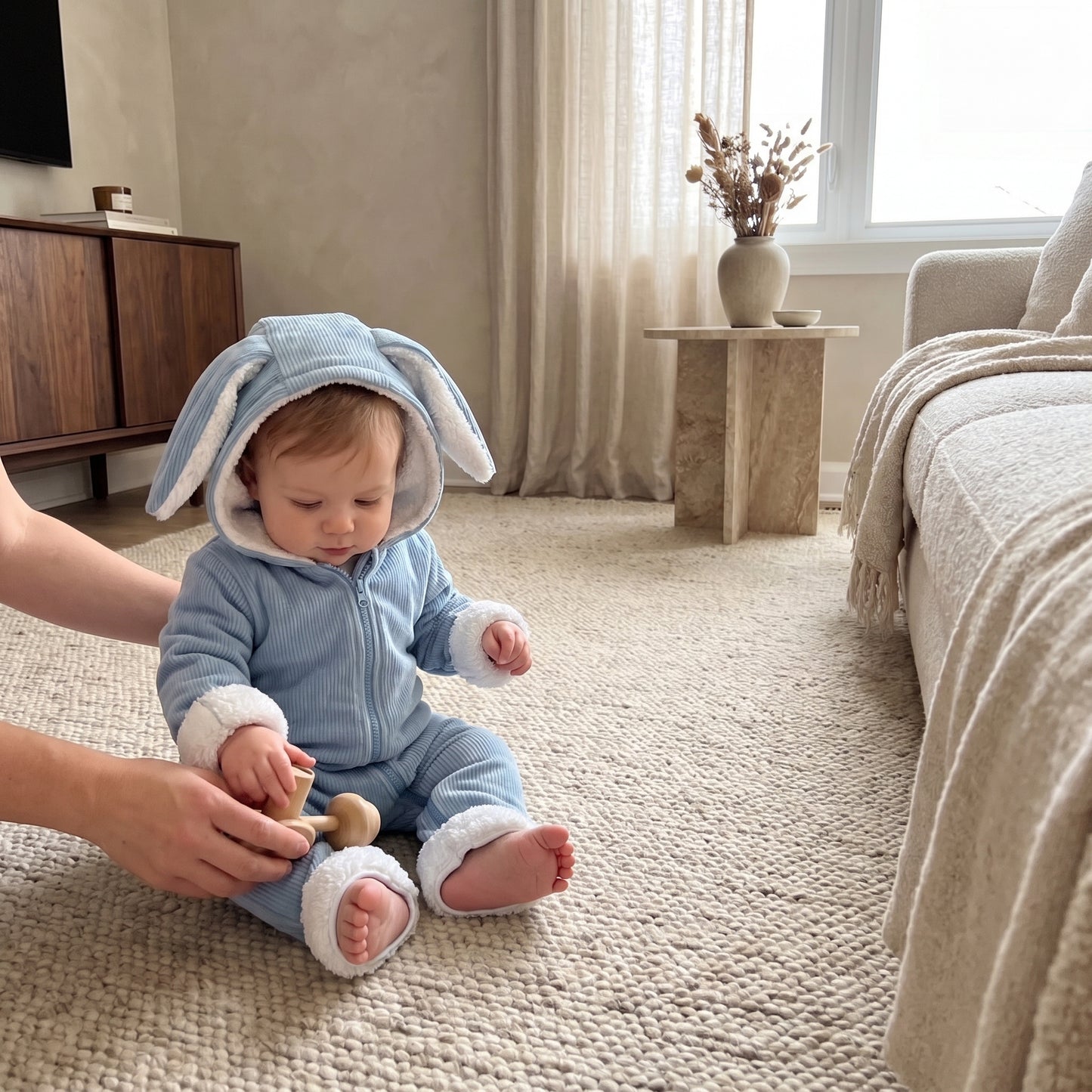 Lilo Clover Baby Bunny Romper