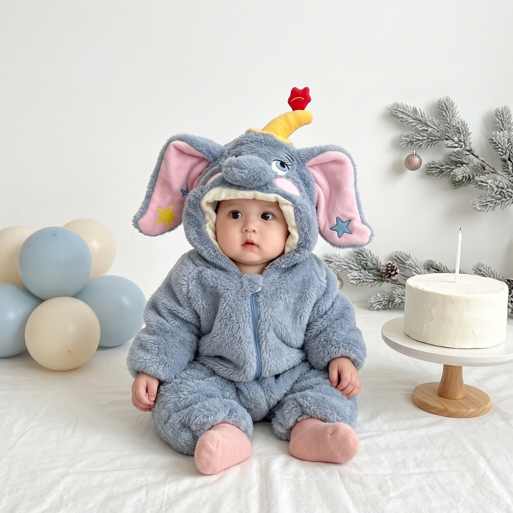 Lilo Cub Hooded Romper