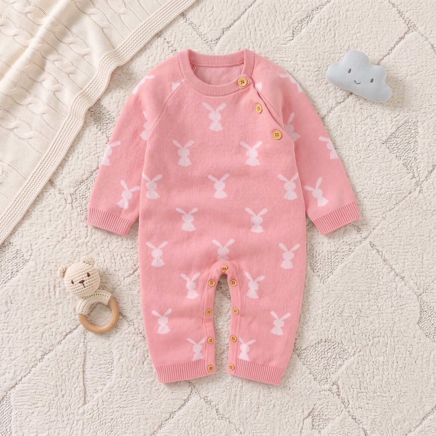 Lilo Cottontail Baby Bunny Onesie
