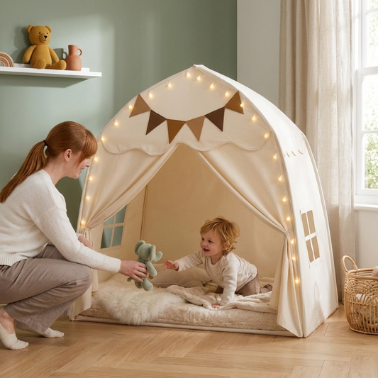 Foldable Kids Play Tent with Tunnel